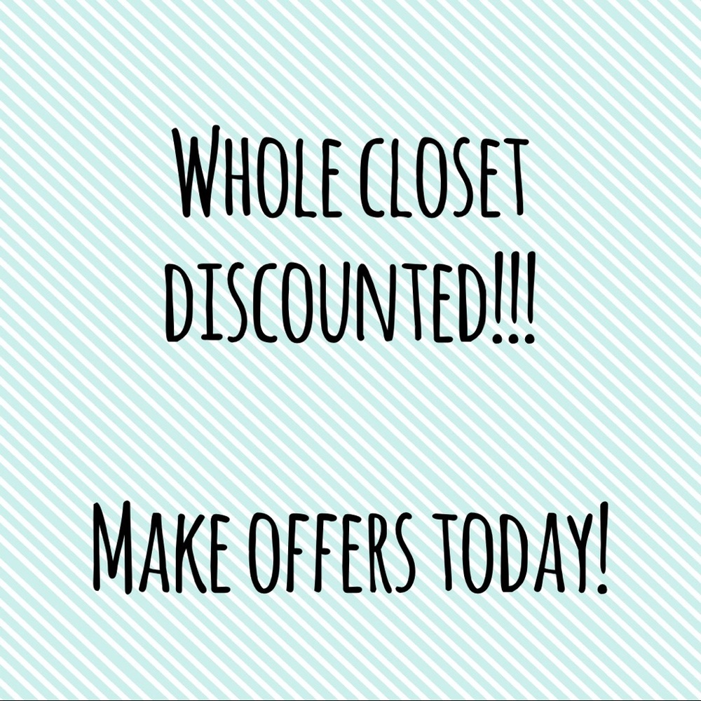 Whole closet discounted!